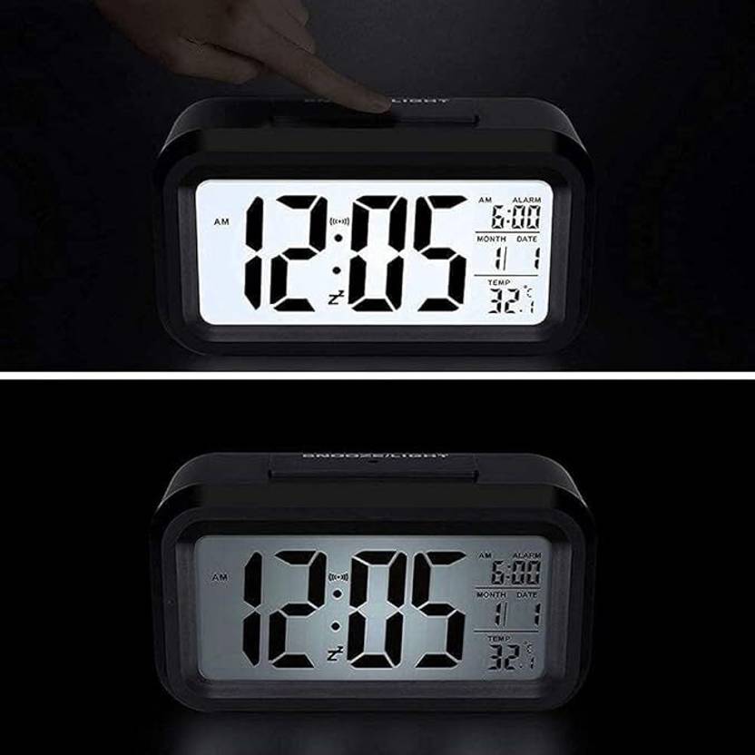 Trendhut Digital Black Clock