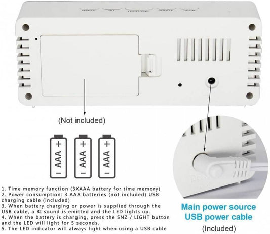 Trendhut Smart Alarm Mirror Clock