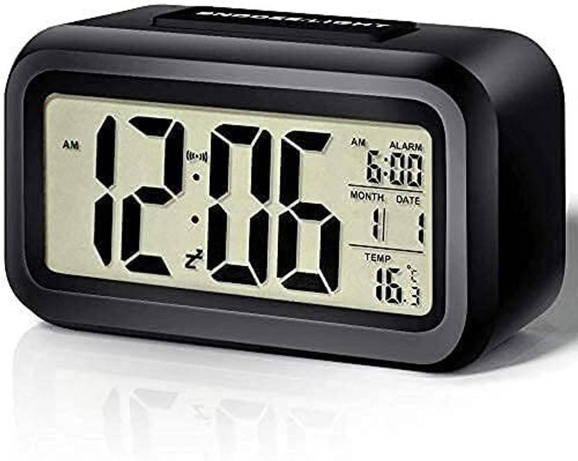 Trendhut Digital Black Clock